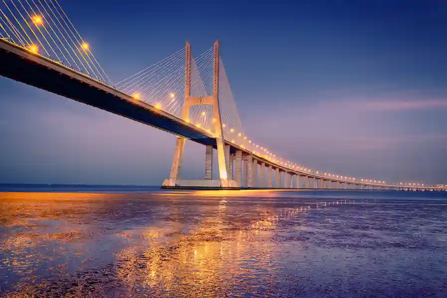 Bridge construction project demonstrating Damos Corporation infrastructure expertise